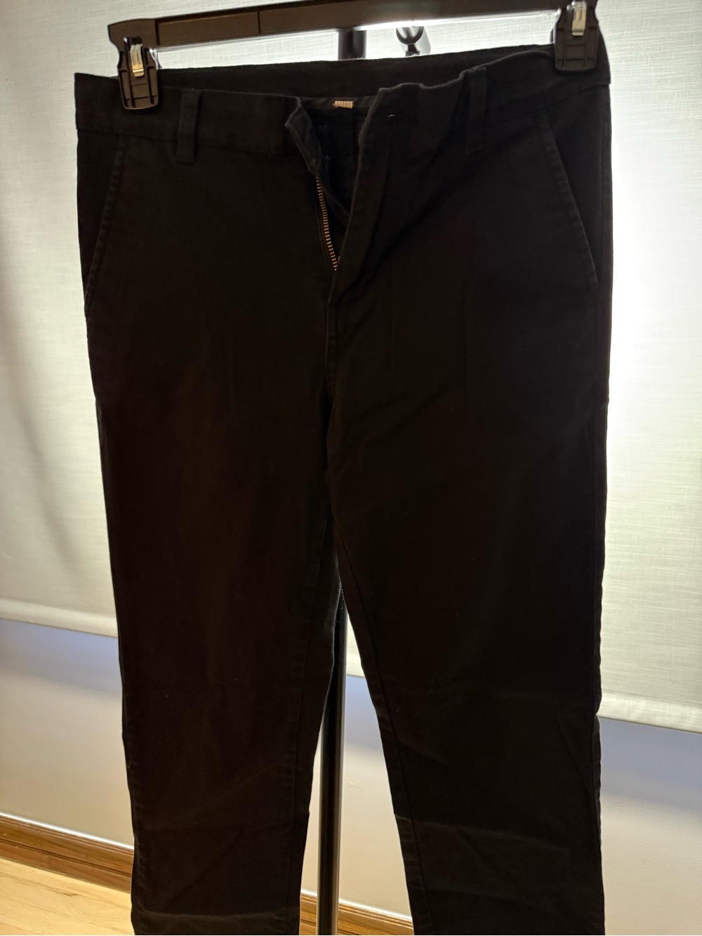 Kid’s Black Chino Pants - Classic Fit